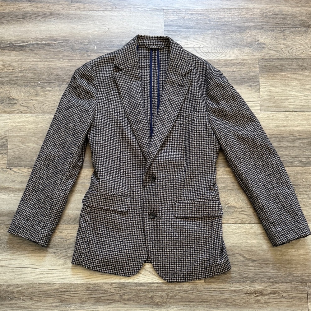 Bonobos Brown Checkered Blazer